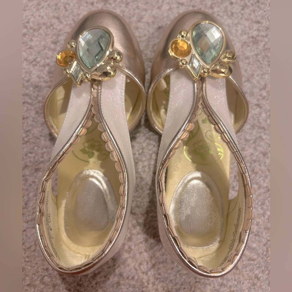 Never worn Disney Princess Tiana dress up shoes